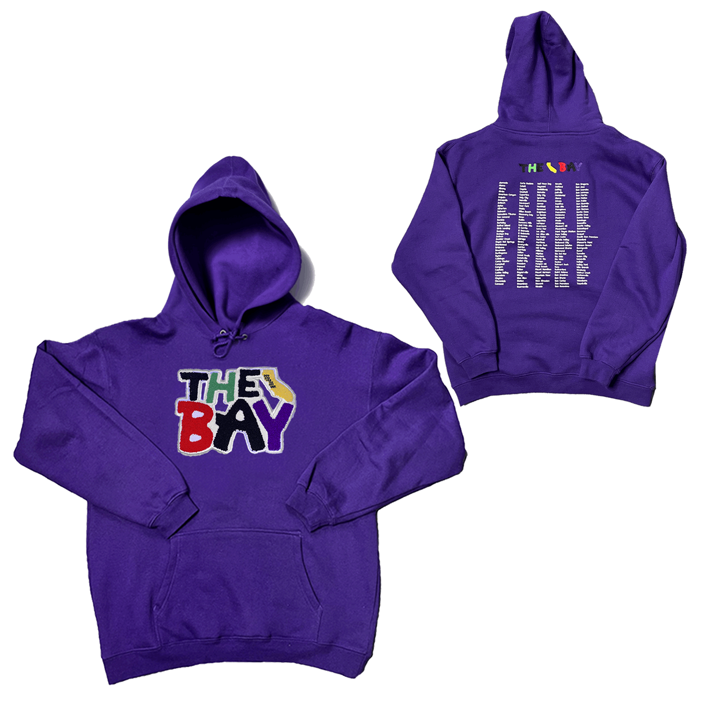 Stylish and vibrant purple hoodie for a bold and fashionable look.