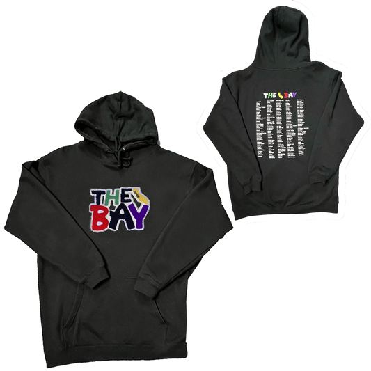 Stylish and vibrant black hoodie for a bold and fashionable look.