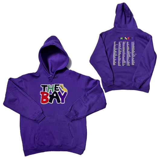 Stylish and vibrant purple hoodie for a bold and fashionable look.